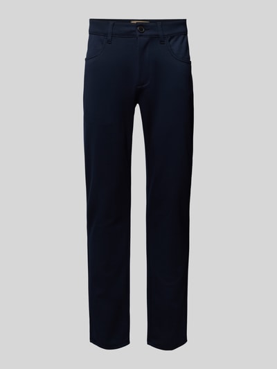 Blend Slim fit stoffen broek met steekzakken, model 'Morgan' Marineblauw - 2