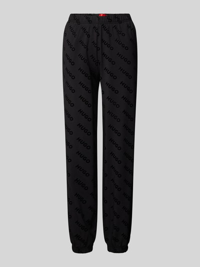 HUGO Pyjama-Hose mit Label-Details Black 1