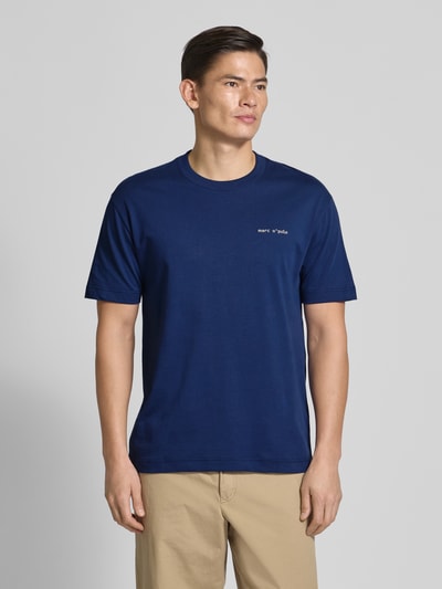 Marc O'Polo Regular Fit T-Shirt aus reiner Baumwolle Royal 4