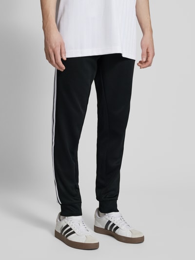 adidas Originals Regular fit trainingsbroek met labelstitching Zwart - 4