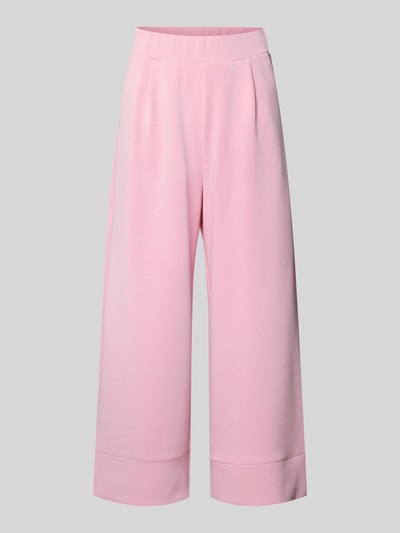 Produktfoto, Sweatpants mit elastischem Bund von Rich & Royal, weiter Schnitt, rosa Farbe, Gesäßtaschen, Modal-Mix mit Stretch-Anteil.