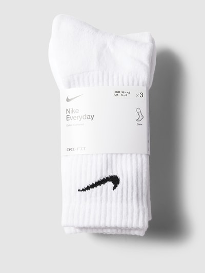 Nike Sokken met labelstitching in een set van 3 paar Wit - 3