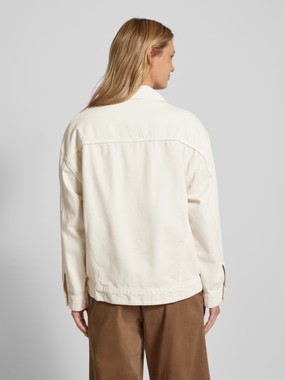 Mango Jeansjacke mit Brusttaschen Offwhite 5