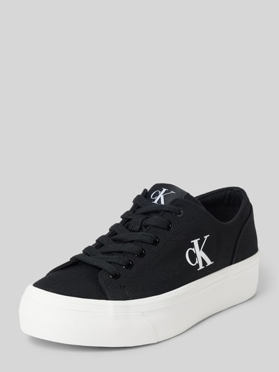 Calvin Klein Jeans Chunky Sneaker mit Logo-Print Modell 'VULC' Black 1