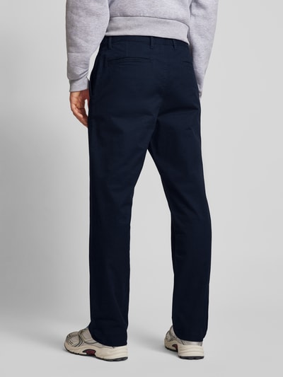 REVIEW Straight leg chino met achterzakken Donkerblauw - 5