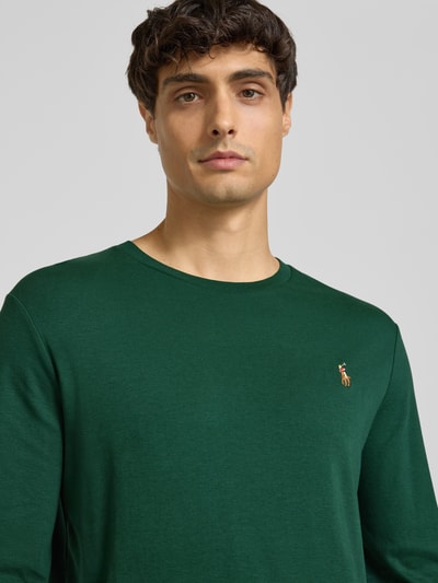 Polo Ralph Lauren Longsleeve mit gerippten Abschlüssen Gruen 3