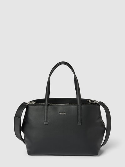 CK Calvin Klein Handtasche in Leder-Optik mit Label-Detail Black 2