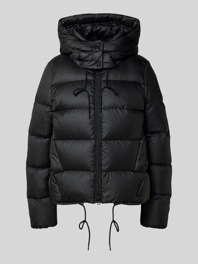 Marc O'Polo Denim Donsjack met afneembare capuchon en boxy pasvorm Zwart - 2