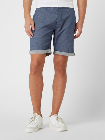 Redefined Rebel Chino-Shorts mit Stretch-Anteil Modell 'Nebraska' Blau 4