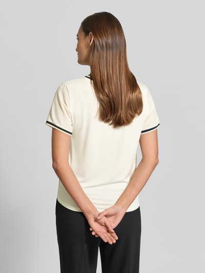 Christian Berg Woman Selection Regular Fit T-Shirt mit floralem Design Ecru 5