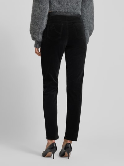 Marc Cain Stoffhose mit elastischem Logo-Bund Black 5