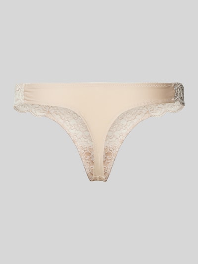 Triumph String in semitransparentem Design Modell 'AMOURETTE' Beige 3