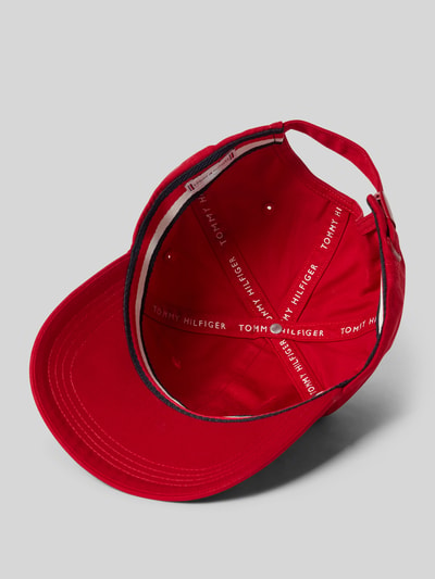 Tommy Hilfiger Basecap aus reiner Baumwolle Modell 'ESSENTIAL' Rot 2