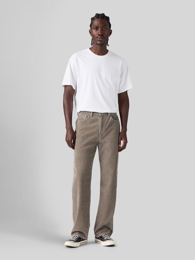 Levi's® Loose Straight Fit Cordhose aus reiner Baumwolle Modell '565™' Taupe 1