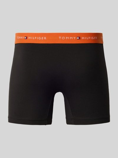 Produktfoto, Boxershorts aus Baumwoll-Mix im 3er-Pack von Tommy Hilfiger, Optik: Unifarben, Passform: Skinny-Fit, Label-Stitching-Applikation, Bundabschluss: Elastisch, Multipack: 3er-Pack, Materialverarbeitung: Stretch, Material: Baumwoll-Mix