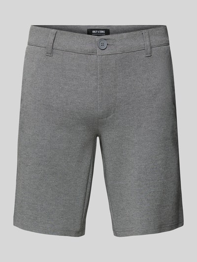 Only & Sons Korte broek met Franse steekzakken Middengrijs - 2