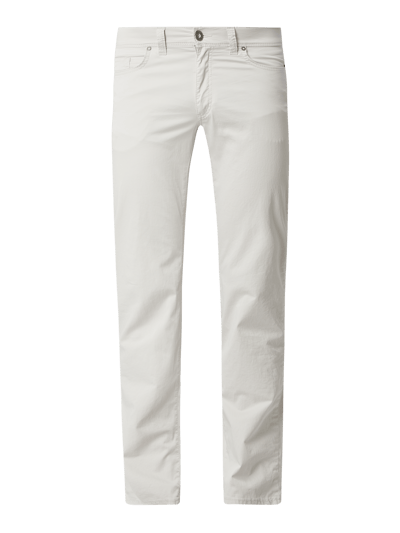 Brax Slim fit broek met stretch, model 'Cadiz'   Zand - 2