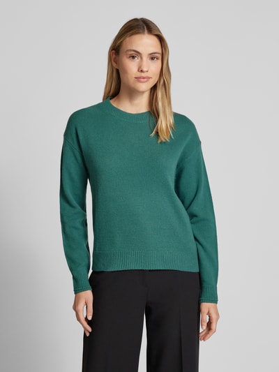 Christian Berg Woman Wollpullover mit gerippten Abschlüssen Bottle 4