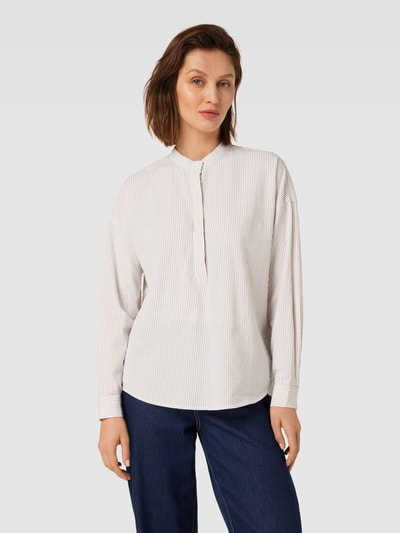 Esprit Blouse met streepmotief Beige - 4