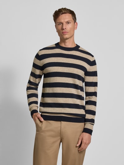 FTC-Cashmere Kaschmirpullover mit Rundhalsausschnitt Marine 4