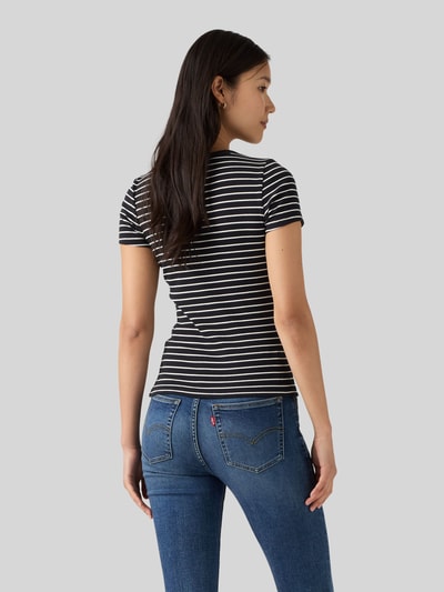 Levi's® Slim Fit T-Shirt aus Baumwoll-Mix Modell 'HAYES' Anthrazit 5