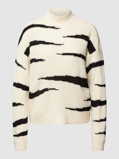 Vila Strickpullover mit Turtleneck Modell 'LUANA' Offwhite 2