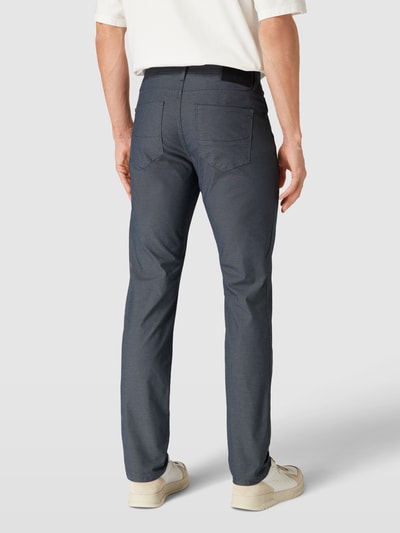 Brax Straight fit chino met 5-pocketmodel, model 'Cadiz' Marineblauw - 5