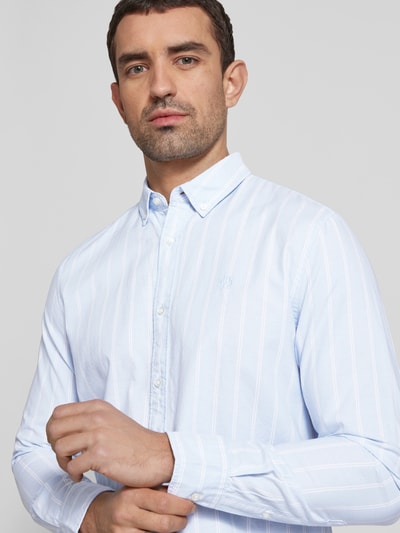 MCNEAL Regular Fit Freizeithemd mit Button-Down-Kragen Hellblau 3