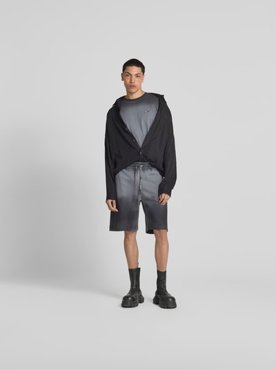 Diesel T-Shirt mit Label-Stitching Black 1