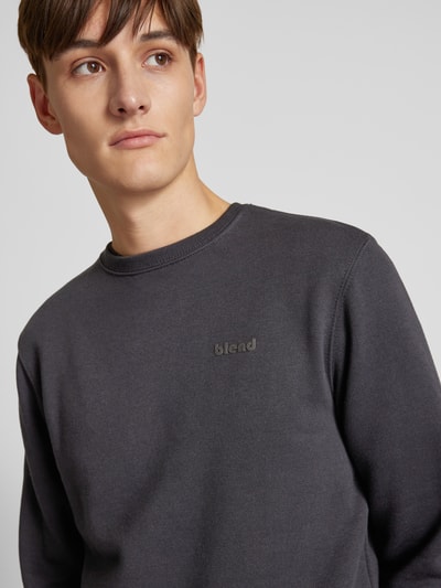 Blend Sweatshirt mit gerippten Abschlüssen Modell 'Downton' Black 3