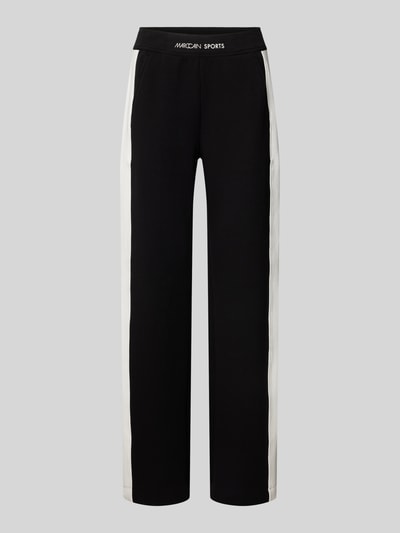 Marc Cain Sweatpants mit elastischem Bund Black 2