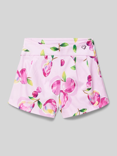 Mayoral Regular Fit Bermudas mit Bundfalten Rosa 1