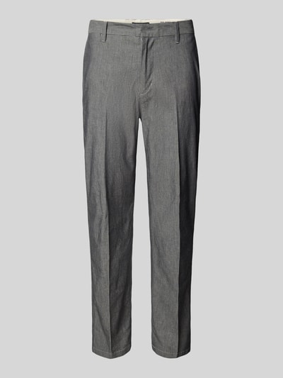 Marc O'Polo Tapered Anzughose aus Baumwoll-Mix Modell 'MOROT' Mittelgrau 2