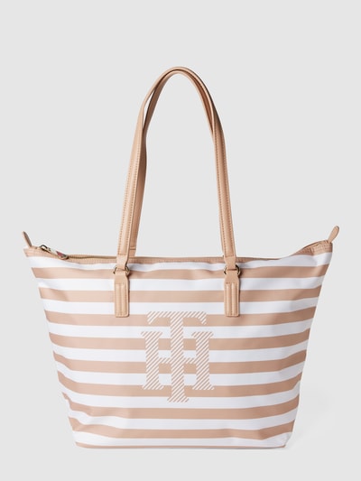 Tommy Hilfiger Shopper mit Streifenmuster Sand 2