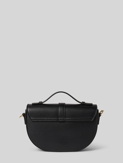 Seidenfelt Handtasche mit Tragehenkel Modell 'LILLA' Black 4