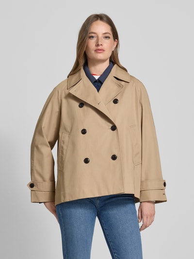 Tommy Hilfiger Trencz krótki z funkcją wodoodporną Beżowy 4