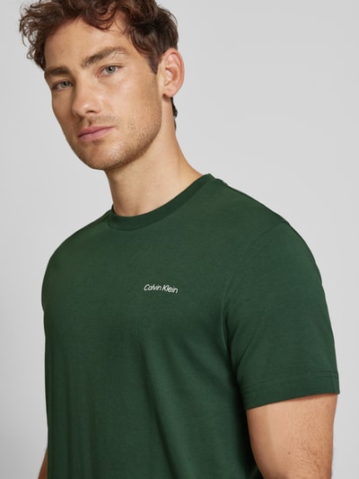 CK Calvin Klein T-Shirt mit Label-Print Bottle 3