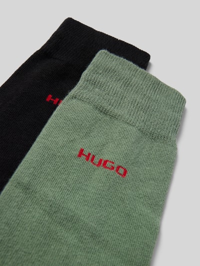 HUGO Socken mit Label-Print im 2er-Pack Gruen 2