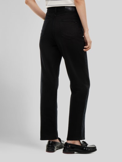 Tommy Hilfiger tapered fit jeans van puur katoen Zwart - 5