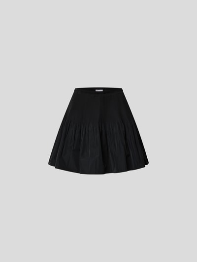 RED Valentino Minirock mit Plisseefalten Schwarz 2