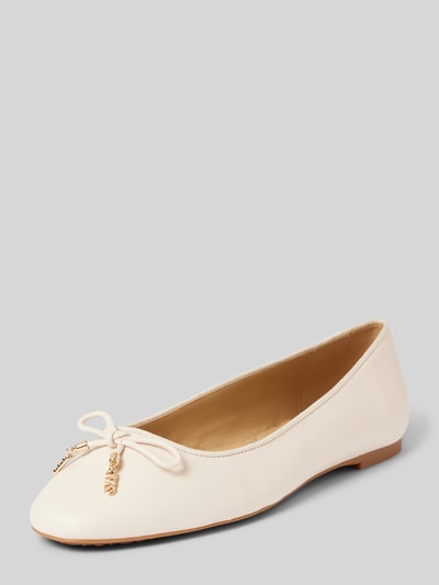 MICHAEL Michael Kors Ballerina's met applicatie, model 'NORI' Offwhite - 1