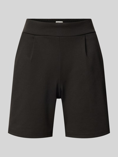 ICHI Regular Fit Shorts mit Bundfalten Modell 'Kate' Black 1