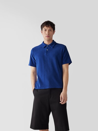 WOOD WOOD Poloshirt mit Label-Stitching Blau 4