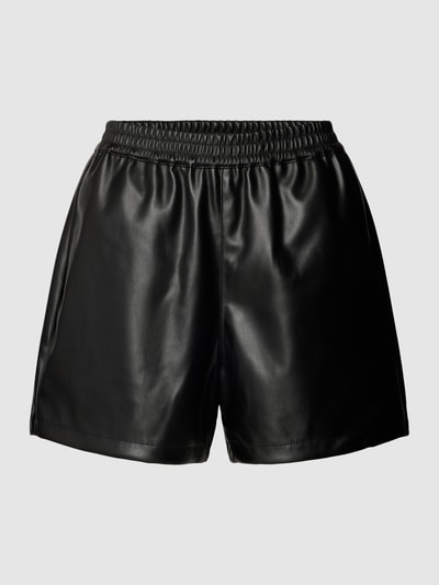 Noisy May Shorts in Leder-Optik Modell 'ANDY' Black 2