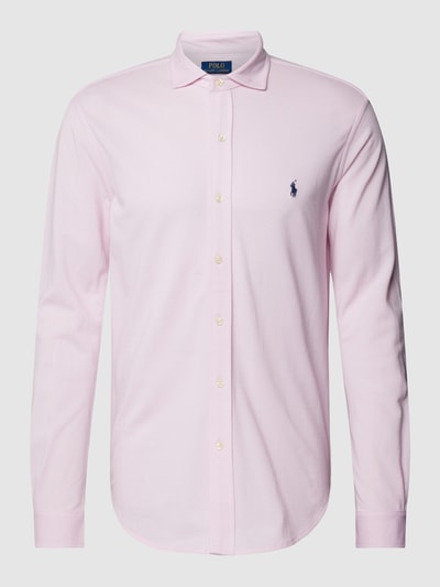 Polo Ralph Lauren Slim Fit Freizeithemd mit Kentkragen Pink 2