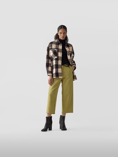 Nili Lotan Hemdjacke mit Vichy-Karos Schwarz 1