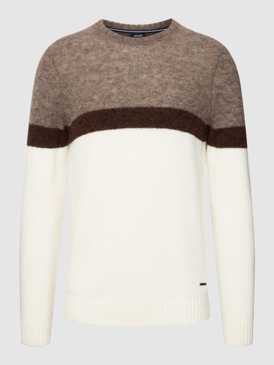 JOOP! Collection Strickpullover mit Label-Applikation Sand 2