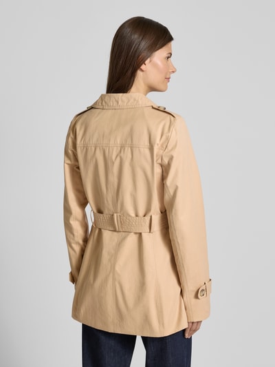 s.Oliver RED LABEL Kurzer Trenchcoat mit Bindegürtel Beige 5