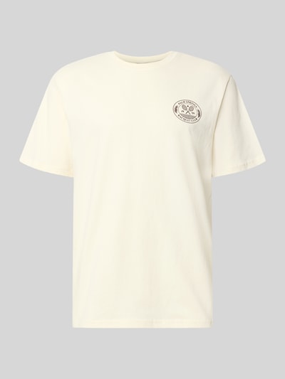 ONLY & SONS Relaxed Fit T-Shirt aus reiner Baumwolle Modell 'CAP' Beige 1