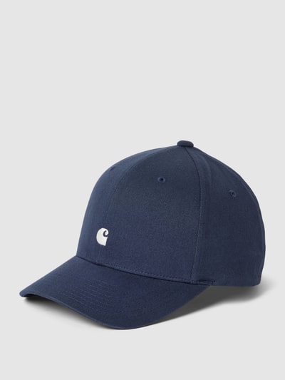 Carhartt Work In Progress Base Cap mit Label-Stitching Marine 1